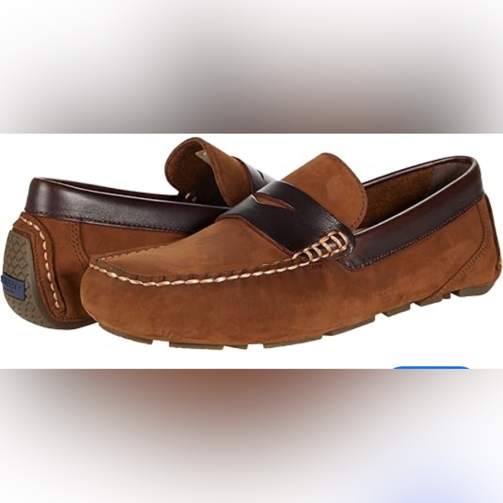 Mercanti Florentini Two-Toned Men's Loafers Leather‎ Size 12